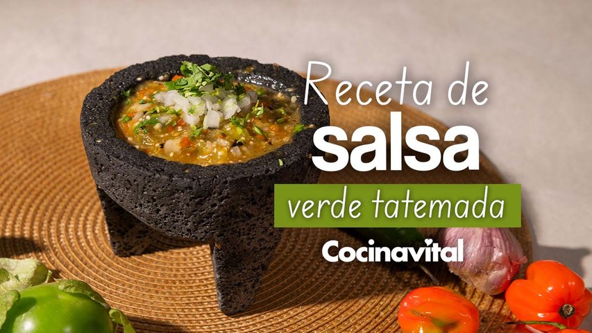 Receta de salsa verde tatemada