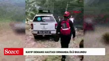 Kayıp demans hastası ormanda ölü bulundu