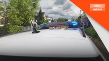 Polis buru suspek rompakan bank jadikan beberapa individu sebagai tebusan