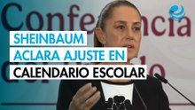 Sheinbaum aclara que recorte al calendario escolar por el Mundial 2026 aún no está definido