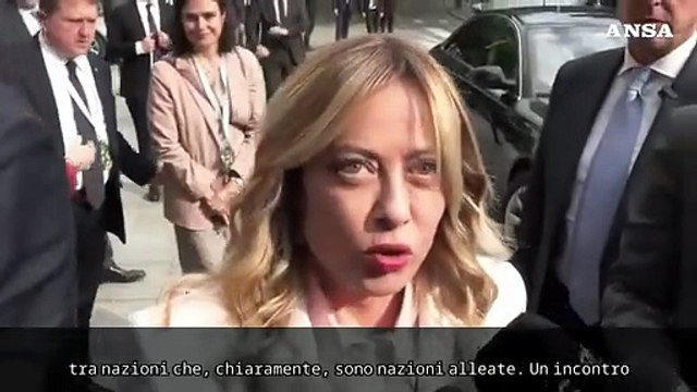 Meloni: L'Italia difende i suoi interessi cosi' come lo fanno gli Stati Uniti