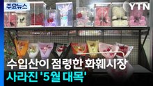 수입산이 점령한 화훼시장...사라진 '5월 대목' / YTN