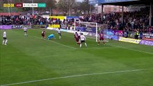 Arbroath Vs Dunfermline 1 half Premiership Play Off Quarter final 2 leg Agg (0-1)