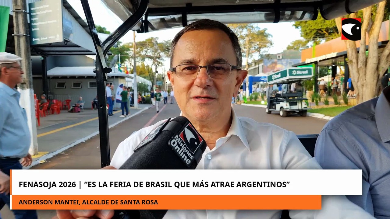 Fenasoja: Alcalde de Santa Rosa destacó la presencia argentina y el impacto económico de la feria
