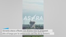 Ucrania ataca Rusia un día antes del desfile del Día de la Victoria soviética