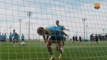 Entrenamiento del Barcelona para preparar el partido ante el Real Madrid | El Clásico