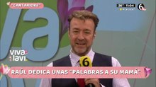 Raúl Magaña le canta a su mamá