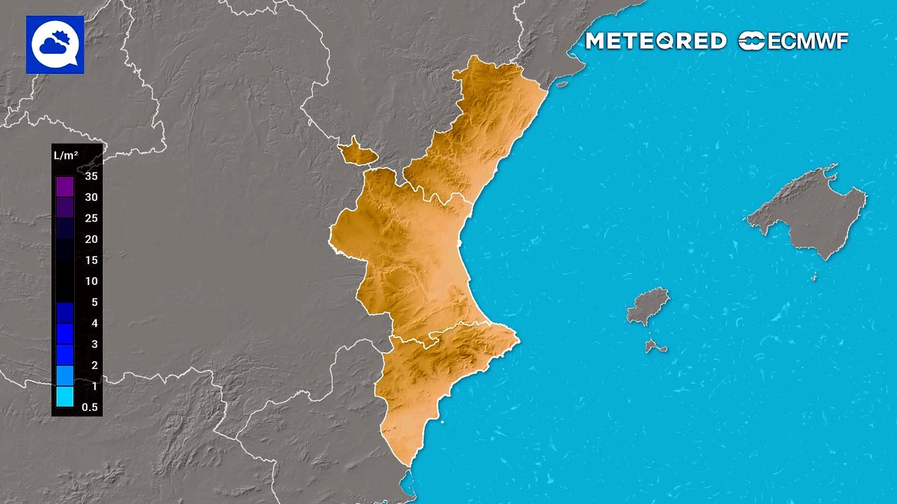 Sábado pasado por agua en la Comunidad Valenciana