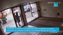 La Plata: se metió a un departamento trepando un poste, entró por la ventana y terminó escondido debajo de la cama