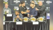 sí fue el brutal pique entre Ilia Topuria y Josh Hokit en la rueda de prensa del UFC Casa Blanca