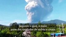 Erupção de vulcão na Indonésia deixa três mortos e rastro de cinzas