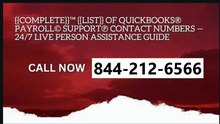 How to use ✦⦑✦⦑QuickBooks⦒ ☛⦒ ☛ Online Payroll 【844-212-6566】
