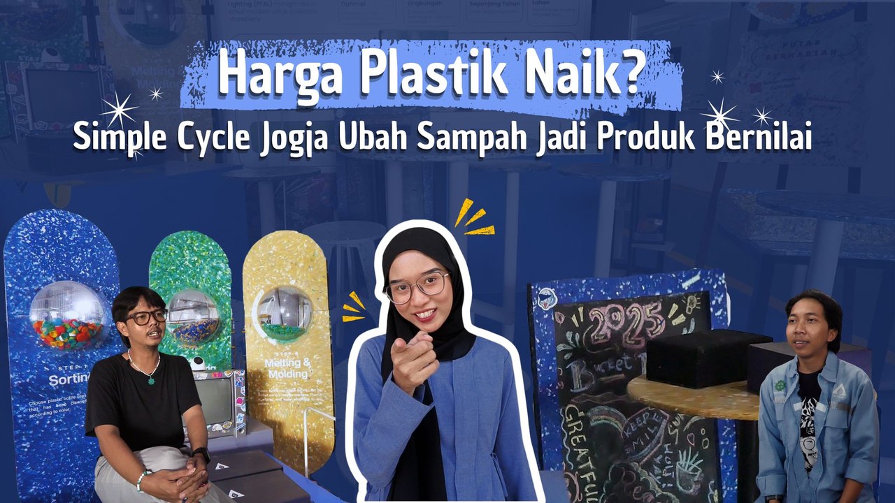 Harga Plastik Naik? Simple Cycle Jogja Ubah Sampah Jadi Produk Bernilai