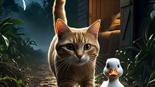 Run! Cat & Duck Flee Into the Jungle 😻🦆🌿