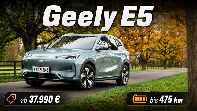 2026 Geely E5: Neues E-SUV mit bis zu 475 km Reichweite