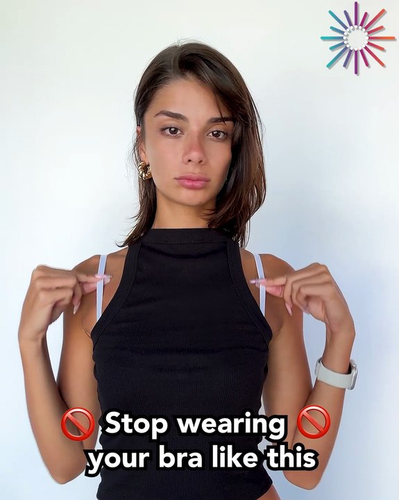 Brilliant hack to hide your bra straps! 👚✨