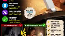 Rechargeable Book Light | Viral Reading Gadget Every Book Lover Needs!