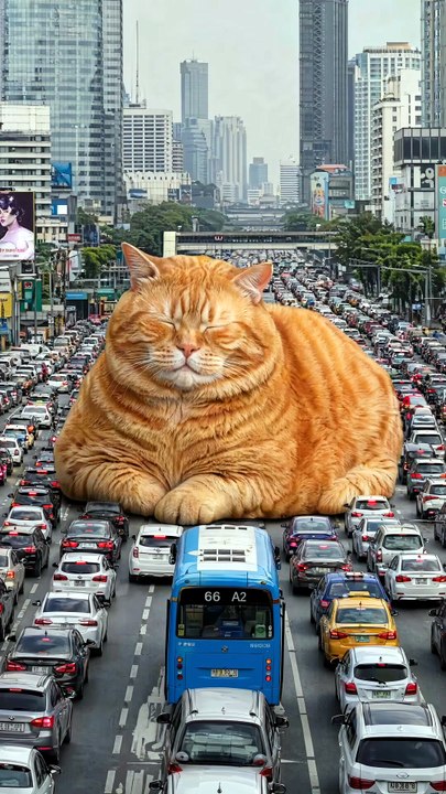 Cat traffic jam 🐱