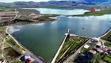 Kuraklık yüzünden kuruyarak yok olmaya yüz tutan göçmen kuş cennetinden müjdeli haber