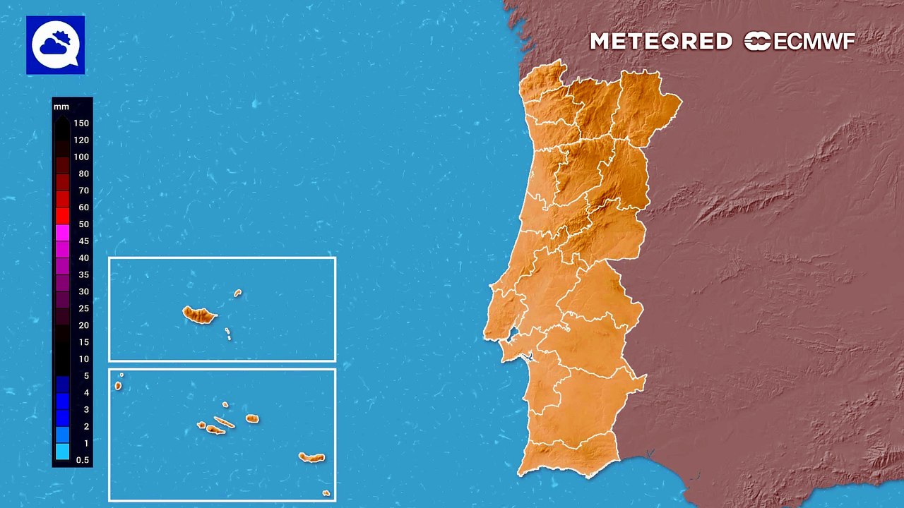 Norte e Centro sob maior risco de chuva intensa: depressão fria mantém tempo instável até terça-feira