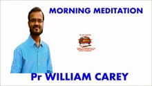 PASTOR WILLIAM CAREY -- Obstacles in Seeing JESUS .