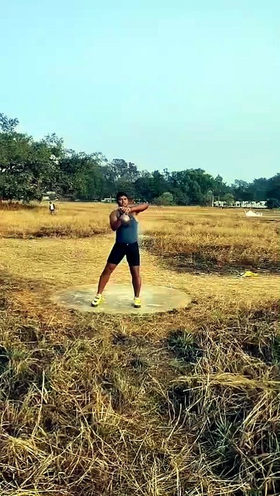 Hammer throw practice