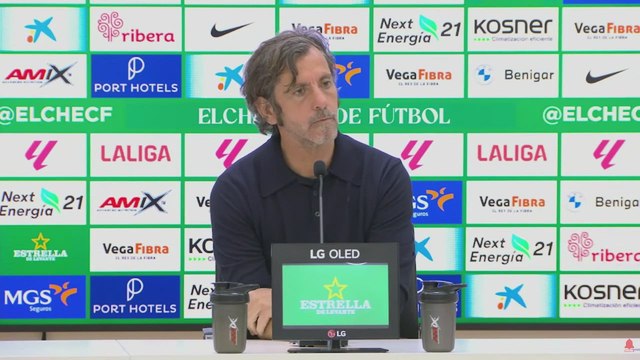 Rueda de prensa completa de Quique Sánchez Flores tras el Elche-Alavés