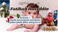 30 Nama Bayi Perempuan Islami Modern Awalan Huruf F, Beserta Artinya yang penuh doa