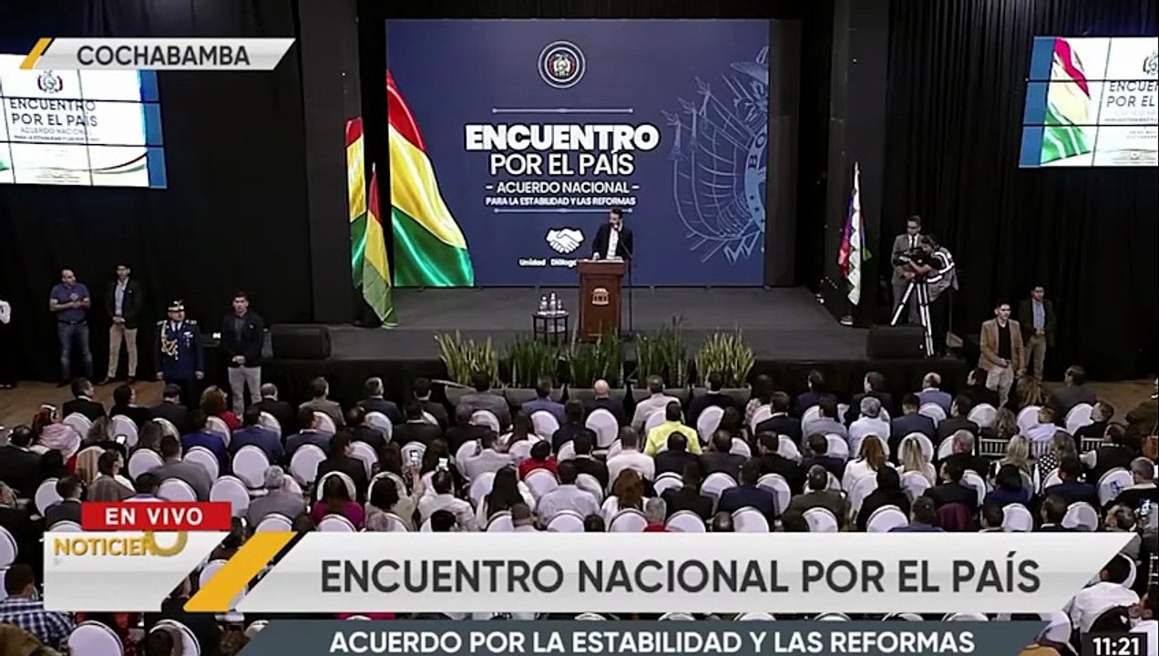 PALABRAS DE JUAN PABLO VELASCO, GOBERNADOR DE SCZ  DURANTE EL ENCUENTRO NACIONAL