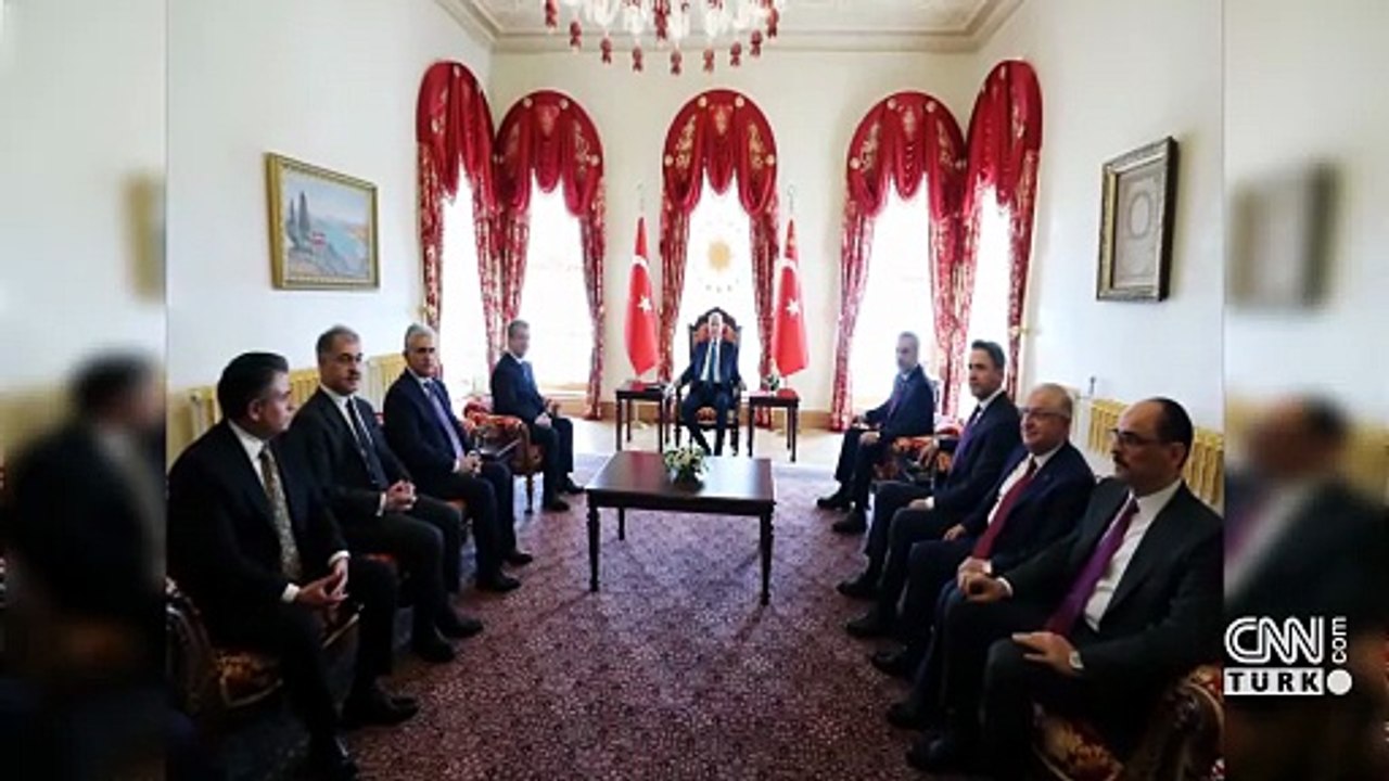 SON DAKİKA | Cumhurbaşkanı Erdoğan, IKBY Başbakanı Mesrur Barzani’yi kabul etti