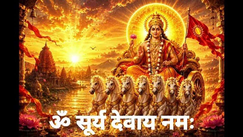 ॐ सूर्य देवाय नमः | 108 बार सूर्य मंत्र जाप 🌅 रोज