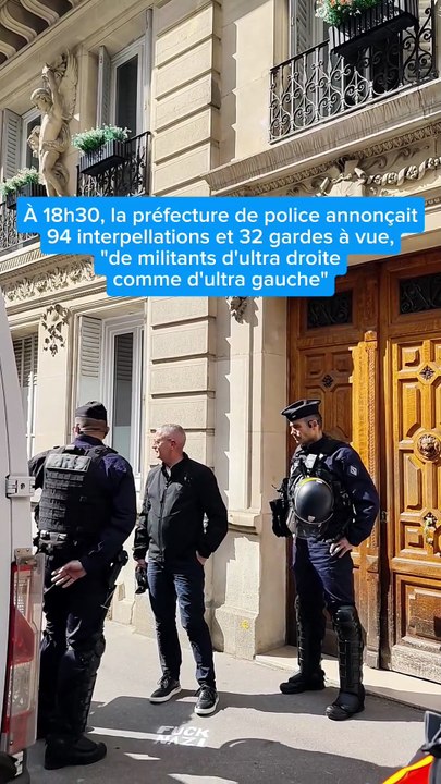Manifestation interdite du Comité du 9-Mai à Paris