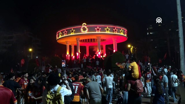 Adana, Mersin, Hatay ve Osmaniye'de Galatasaray'ın şampiyonluğu kutlandı | Ajansspor | AA