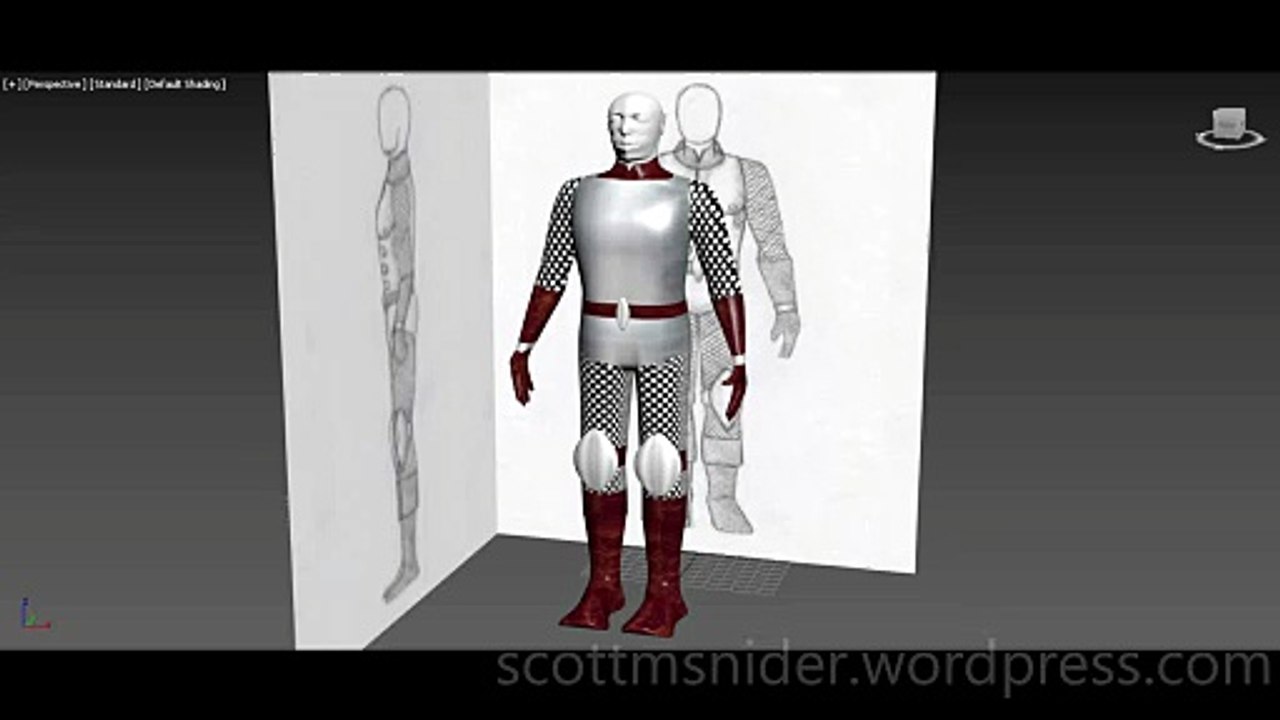 Ponikarovsky: 3DS MAX Practice Polygon Modeling...