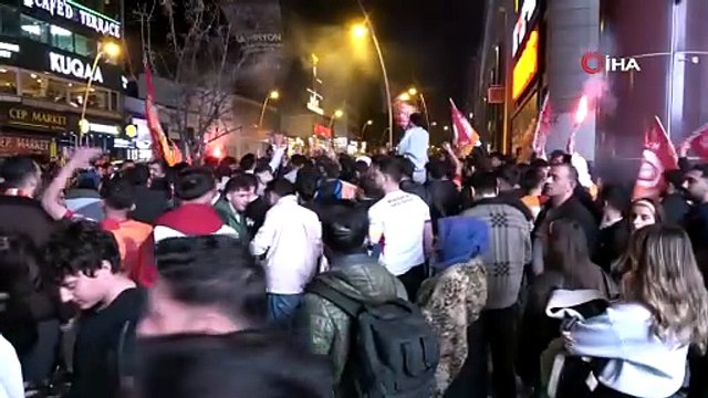 Erzurum’da Galatasaray taraftarının şampiyonluk coşkusu | Ajansspor | IHA