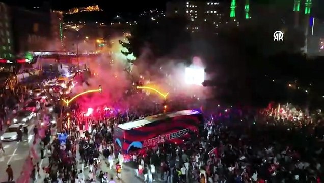 Trendyol 1. Lig'e yükselen Mardin 1969 Spor, coşkuyla karşılandı | Ajansspor | AA