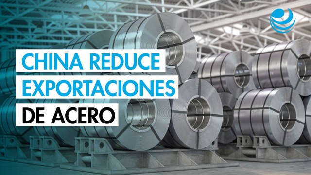 Exportaciones de acero de China caen en abril; son las cifras más bajas desde 2023