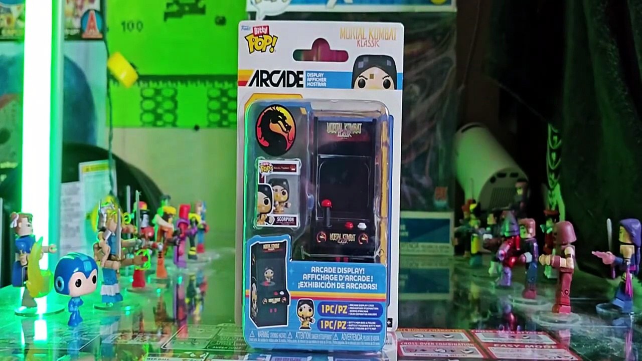 Tiny Mortal Kombat Arcade?! | Funko Bitty Pop Scorpion Unboxing