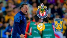 Gabriel Milito vive con nerviosismo y tensión el Chivas vs Tigres y reclama constantemente al arbitraje