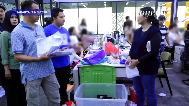 Brimob Bersenjata Lengkap Jaga Penggerebekan Markas Judol di Hayam Wuruk