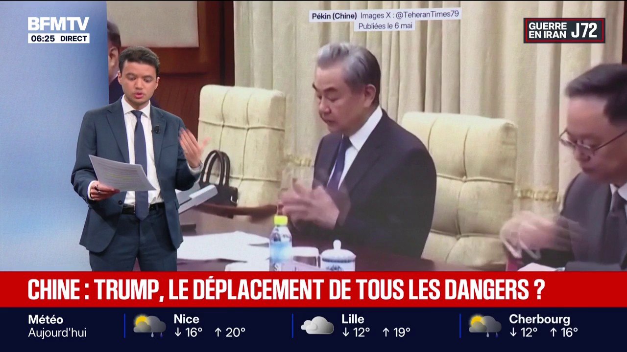 Donald Trump est attendu en Chine dans quelques jours, dans le contexte tendu de la guerre au Moyen-Orient