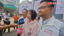何欣純母親節一早連跑兩個市場  提出產後安胎5萬、凍卵及保存費用5萬的政見