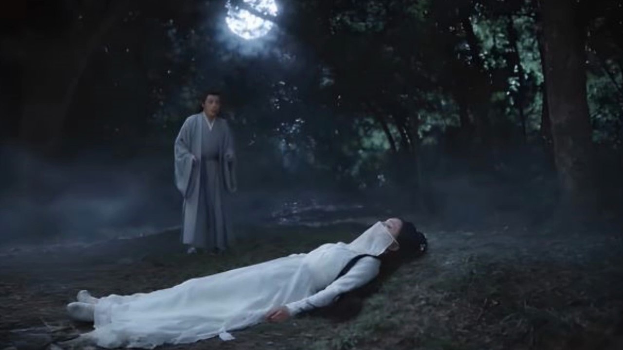 Xiao long nu was blindfolded and kissed by someone 小龍女被人蒙住了眼睛並將對方誤認為楊過 Jin Yong's The Return of the Condor Heroes Xiaolongnu (小龙女 小龍女) AI 神鵰俠侶
