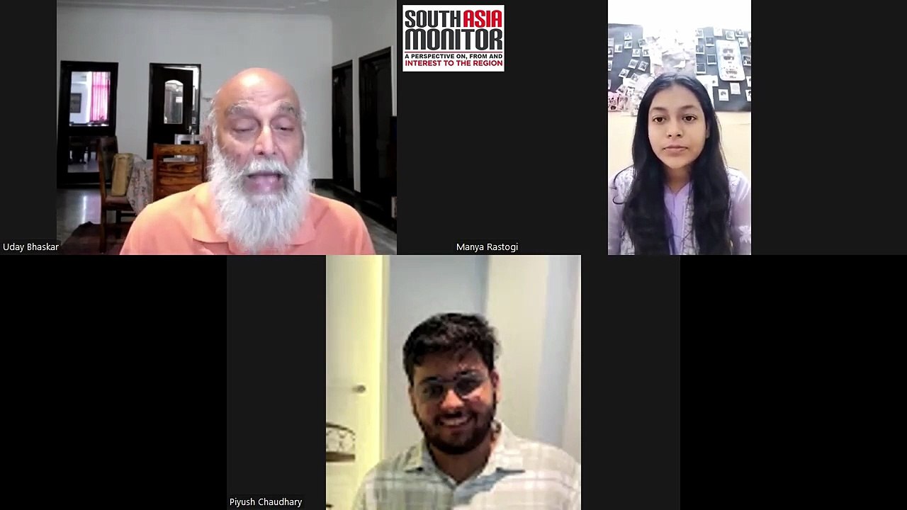 War against Iran enters its third month | SAM Youth Dialogue with C Uday Bhaskar, strategic analyst
