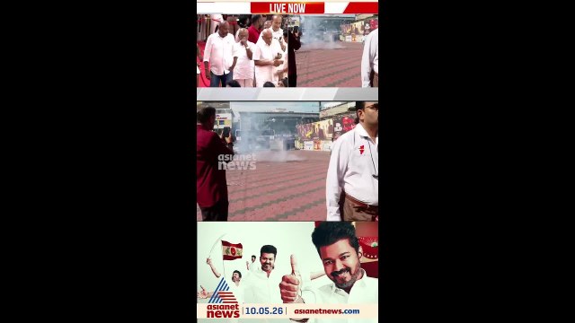 'സത്യപ്രതിജ്ഞ ചടങ്ങ് തിയേറ്ററിൽ തന്നെയിരുന്ന് കാണും'; പാലക്കാട് വിജയ് ആരാധകർ ആവേശത്തിൽ