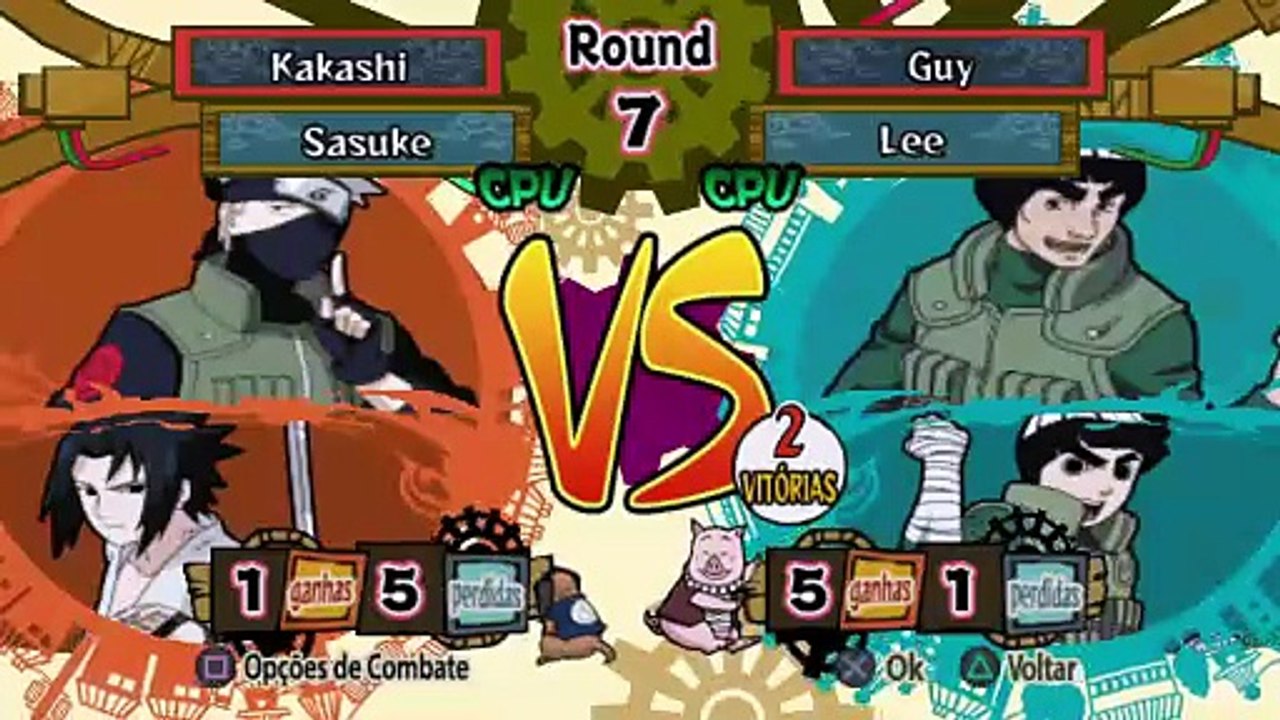 Kakashi Hatake vs Guy