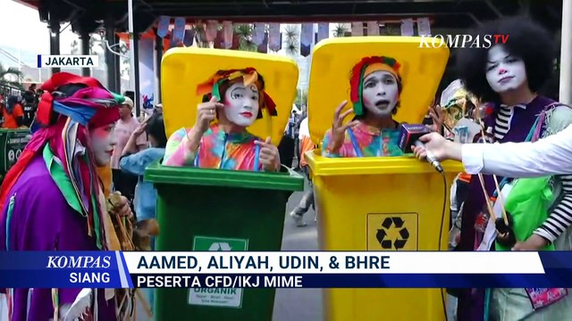 Ramai! CFD Perdana di Rasuna Said Kampanyekan Kebersihan dan Pilar Sampah | KOMPAS SIANG