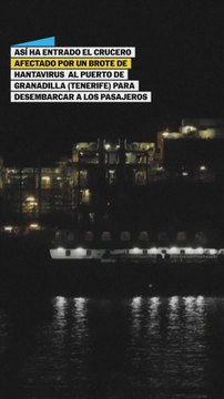El crucero con el brote de hantavirus llega a Tenerife