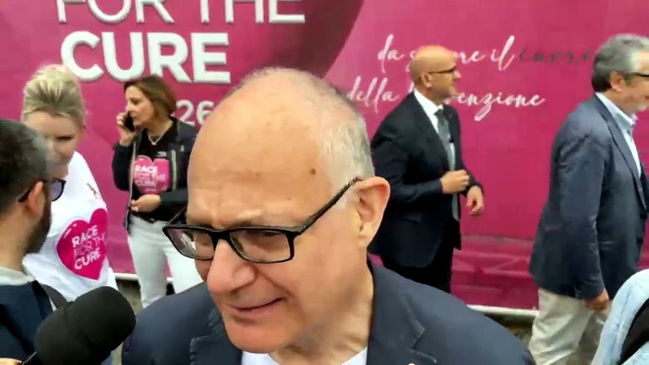 Race for the cure, Gualtieri: “Clima straordinario, evento unico al mondo” - Video