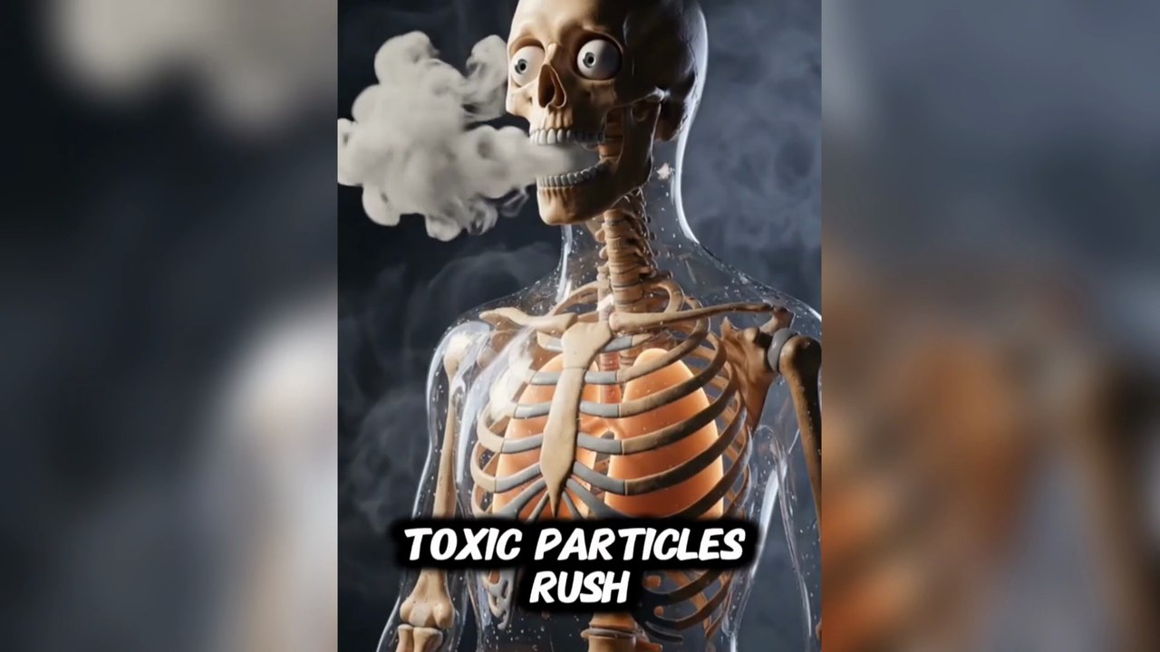 what really happens to your lungs 1 hour smoke
